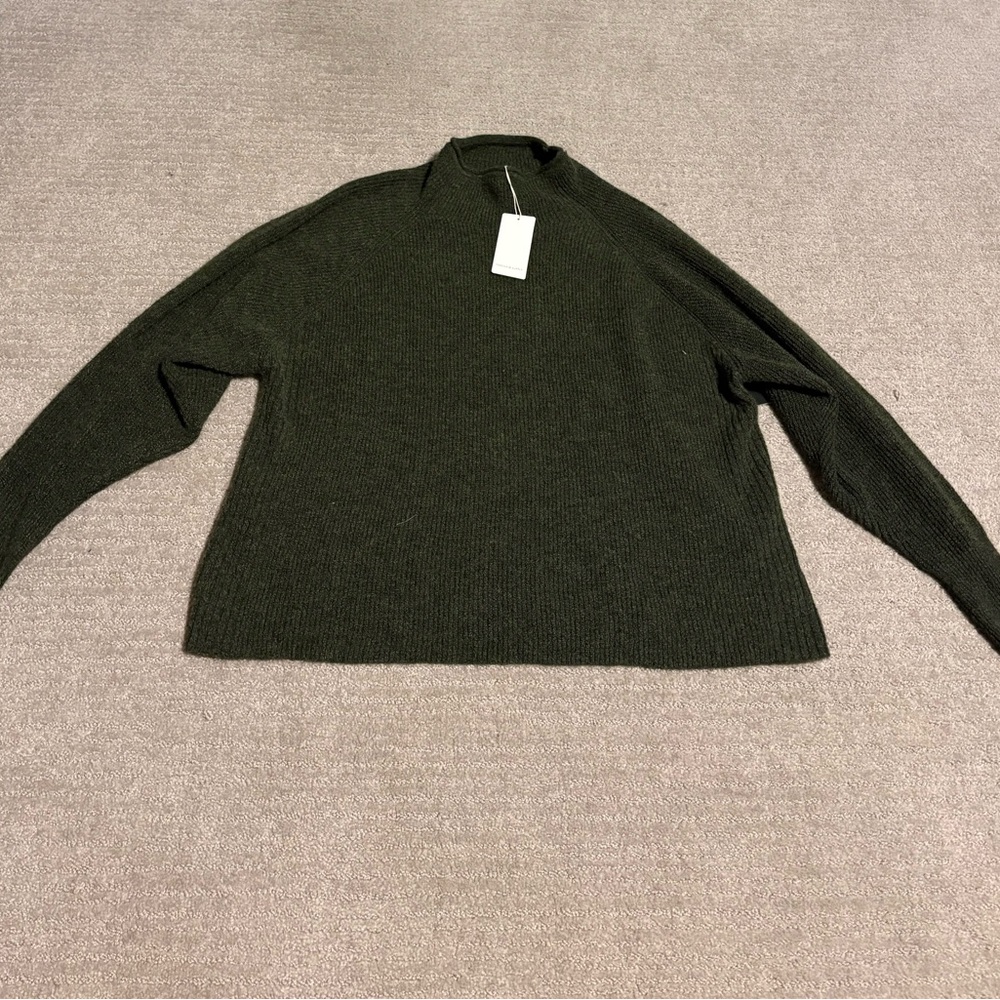 NWT Thread & Supply Olive Turtleneck Sweater